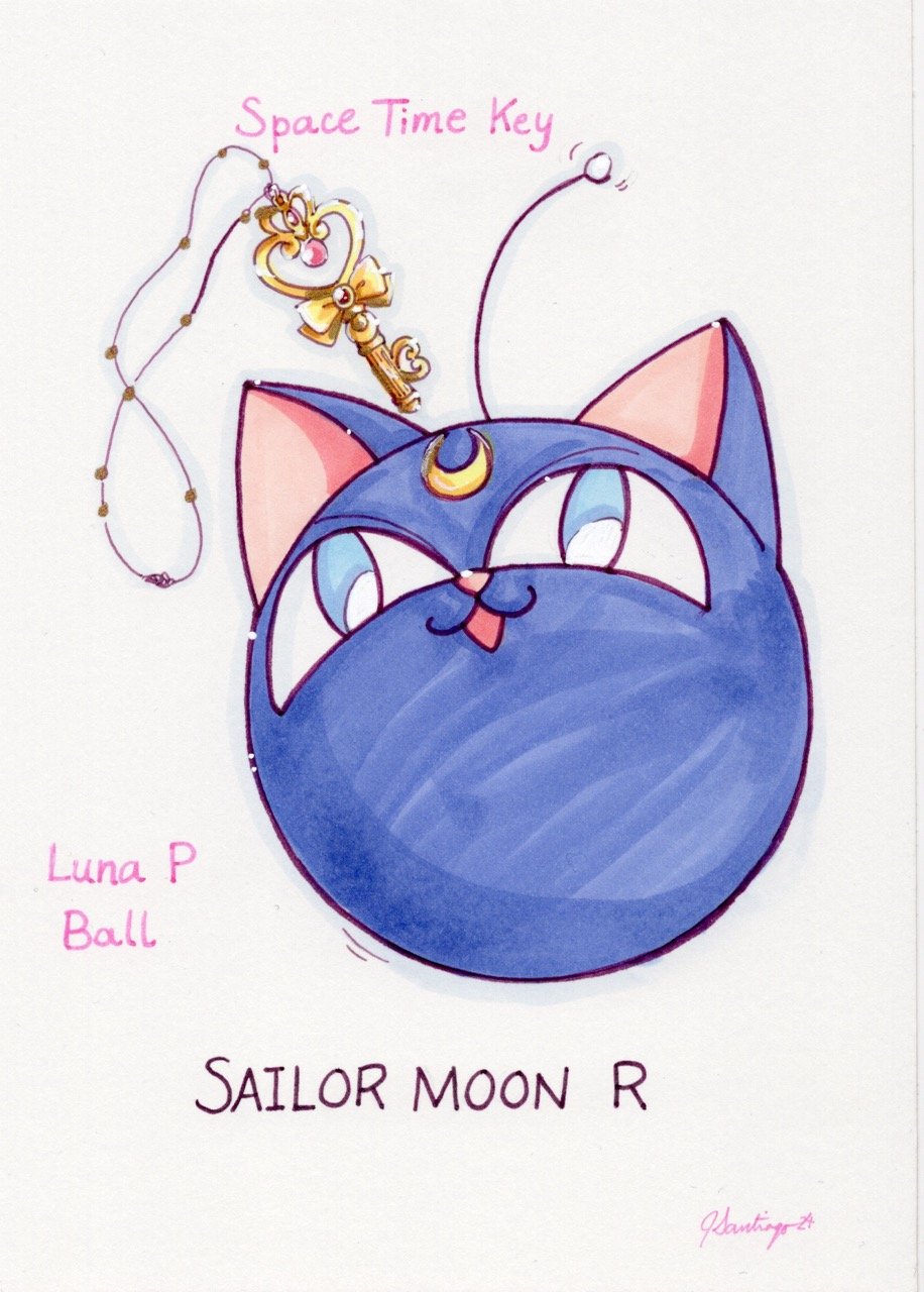Sailor Moon R - Space Time Key — The Artist Bullpen